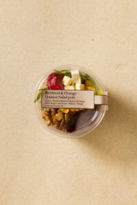 Beetroot & Orange Quinoa Salad pots