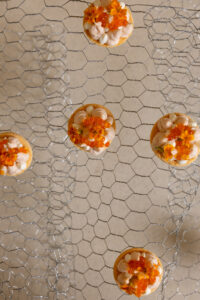 Salmon & roe savory macaron - Image 4