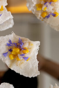 Rice chip with cod tartare - Image 3
