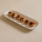 Aubergine & feta tartlet