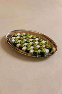 Cucumber & feta checker