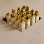 Saffron focaccia & grilled courgette