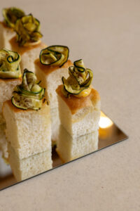 Saffron focaccia & grilled courgette - Image 4