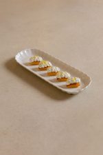 Lemon mini cake with meringue