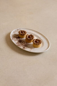 Chocolate & caramel tartlet