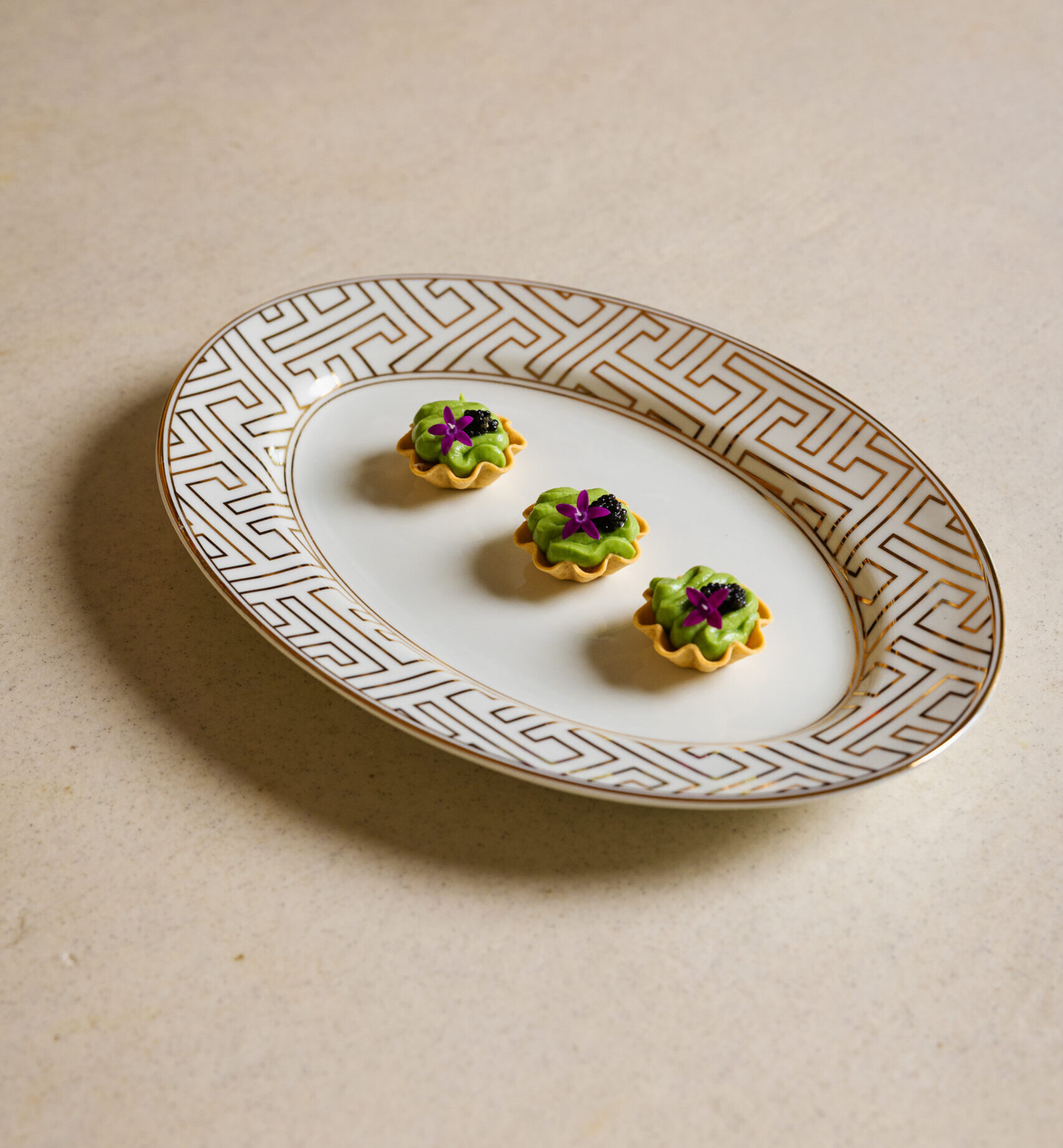_65A4533 Meat Crab & Avocado Caviar Tartlet - Image 1