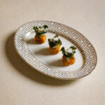 Crispy Polenta with Herb Cream & Kale Parmesan