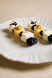 Blackberry, Blueberry Melon & feta skewer - Image 2