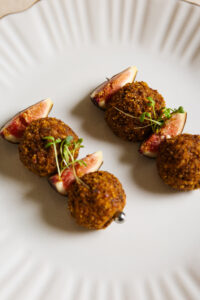 Goat Cheese ball, Fig & Hazelnut Bite - Image 2